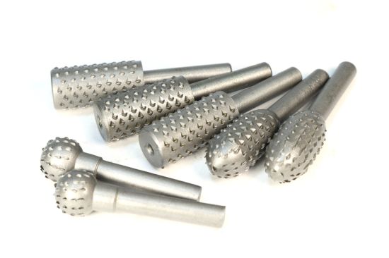 Tungsten Carbide Rotary Point Burr Die Grinder 6mm Shank